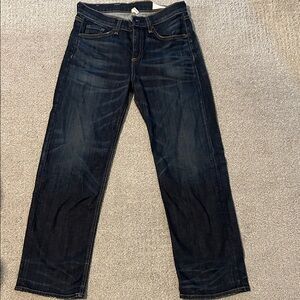 Rag and Bone Cropped Straight Leg Jeans